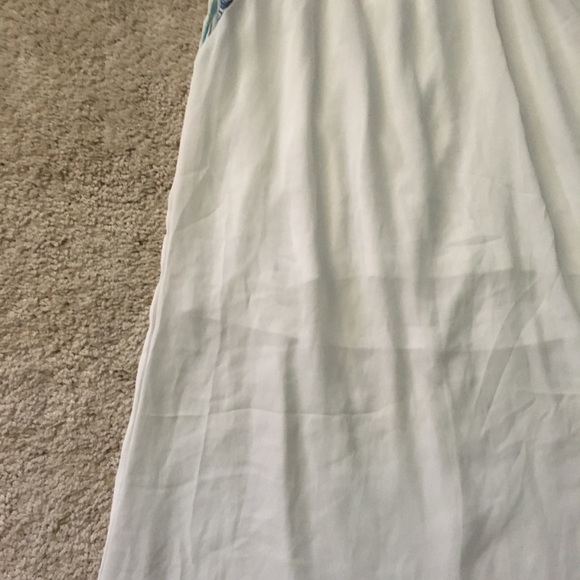 Strapless sheer maxi dress - Picture 3 of 10